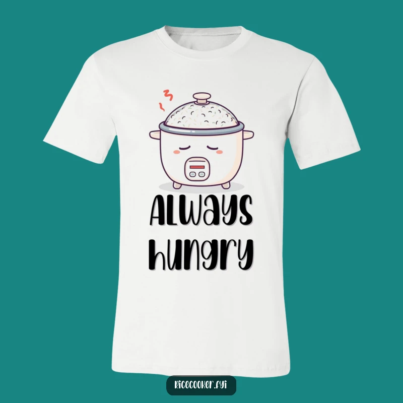 Funny T-Shirt: Sleepy Rice Cooker Dreaming of Rice, a Comfy Gift