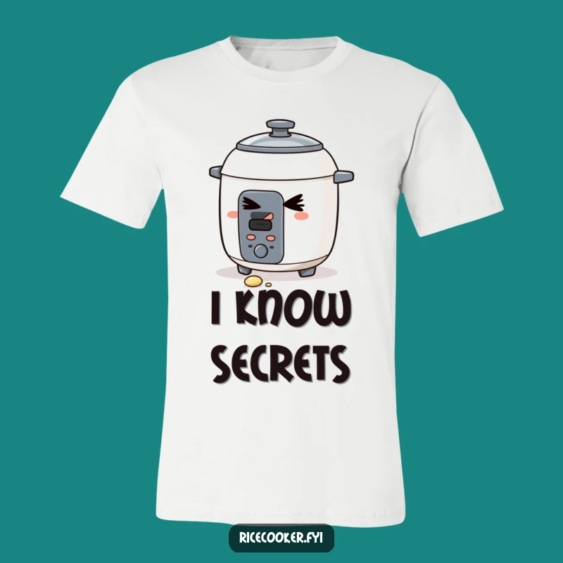 Funny Winking Rice Cooker T-Shirt: Sly Kitchen Humor for a Great Gift