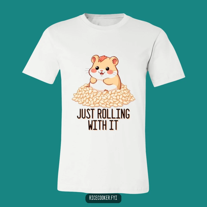 Funny Hamster Rice Lover T-Shirt: Hilarious Comfort and a Perfect Funny Gift