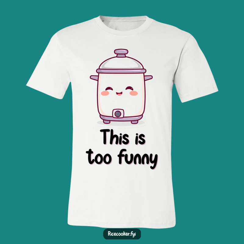 Funny Amused Cooker T-Shirt: Wear Your Smile Kitchen Companion Gift