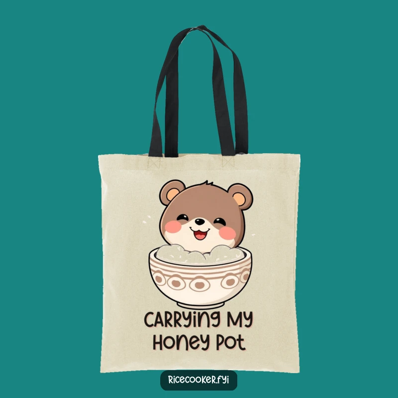 Funny Bear Surprise Tote Bag: Carry Your Goods with Glee
