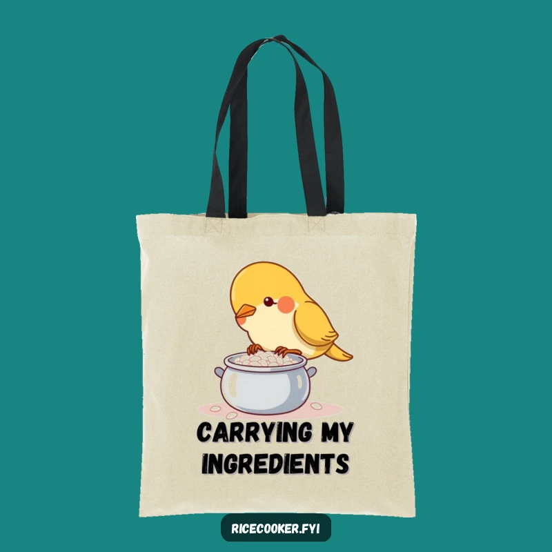 Funny Bird Chef Tote Bag: Carry Your Culinary Dreams, Funny Gift Idea