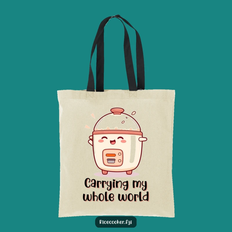 Funny Rice Cooker Tote Bag - Delightful & Durable Kitchen Companion