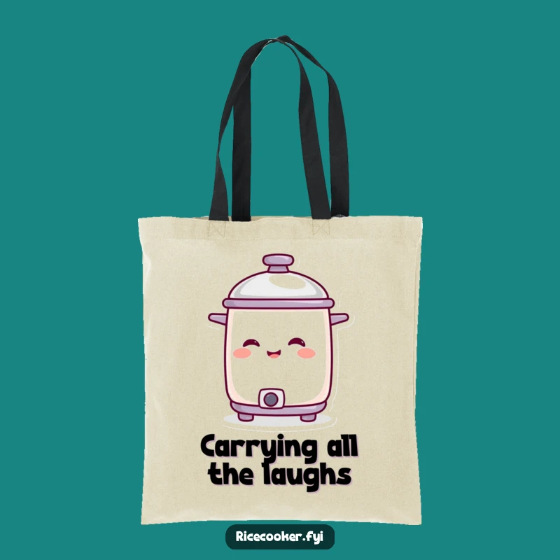 Funny Amused Cooker Tote Bag: Carry Your Laughs Kitchen Companion Gift