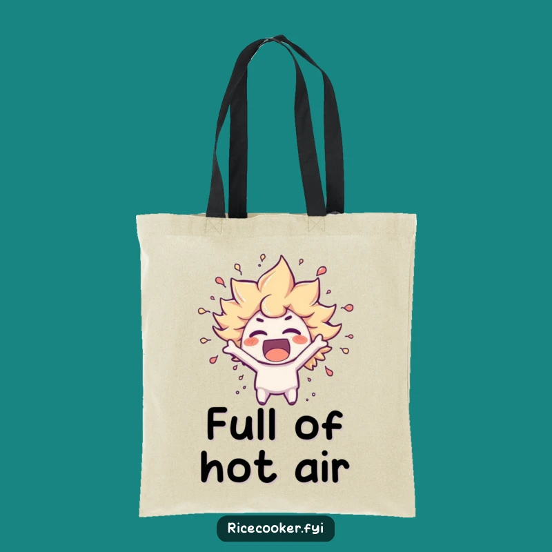 Funny Bursting with Excitement Tote Bag: Carry Your Energy Everywhere You Go Gift