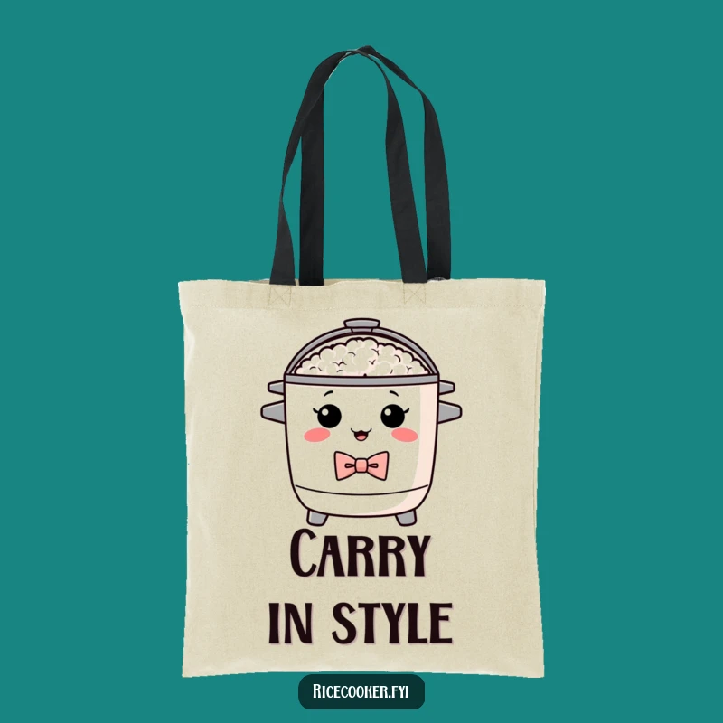Funny Dapper Rice Cooker Tote Bag: Carry Your Style as a Gift