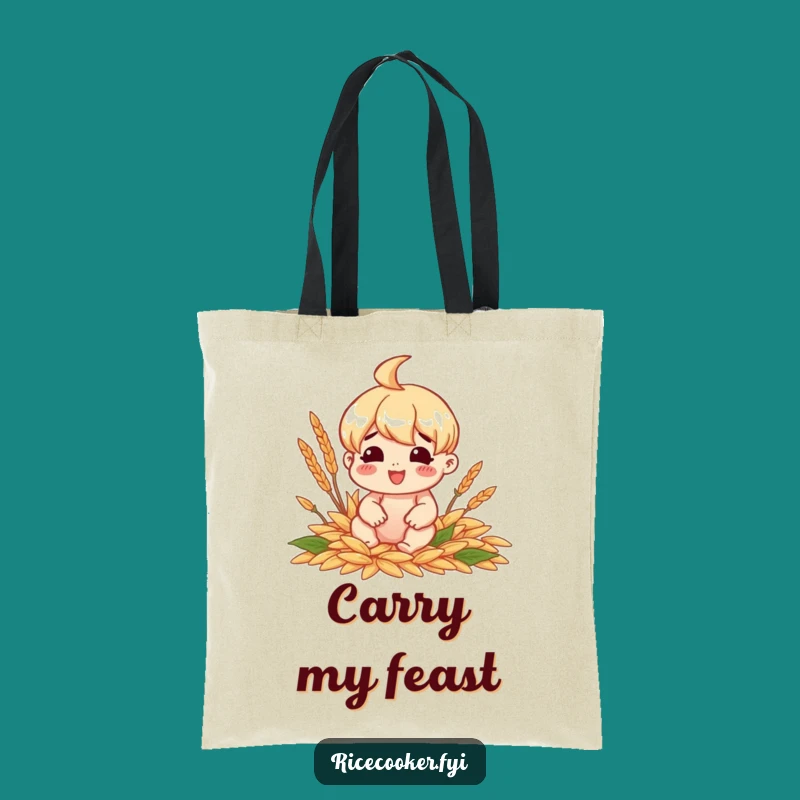 Funny Grain Lover Tote Bag: Carry Your Culinary Passion Everywhere
