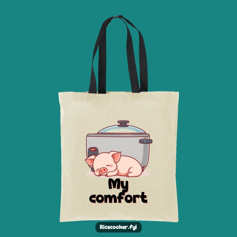 Funny Piglet Tote Bag: Carry Your Comfort in This Hilarious Bag
