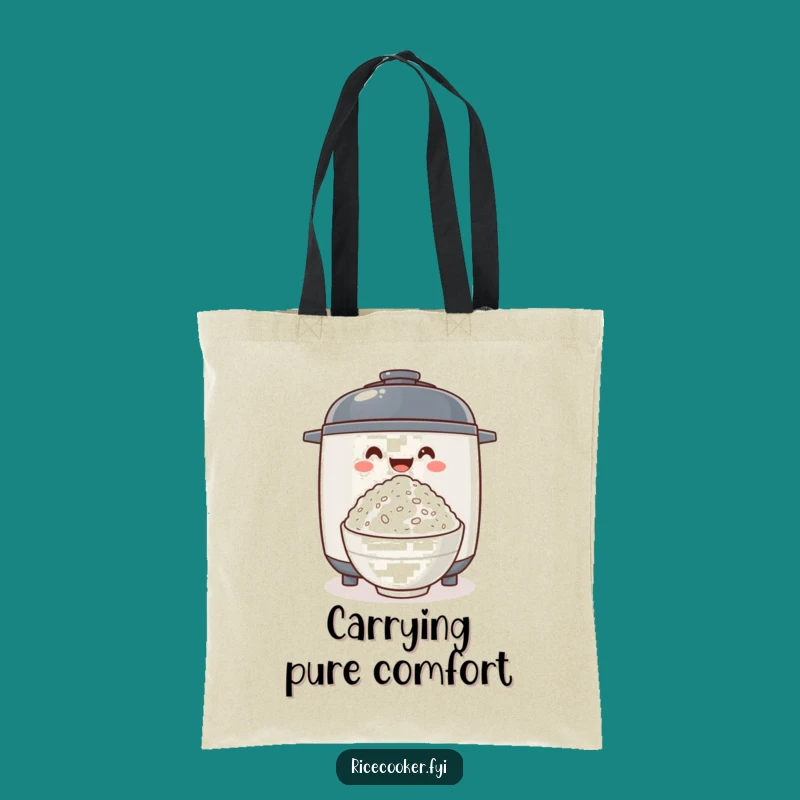 Funny Rice Cooker Tote Bag: Carry Your Culinary Love