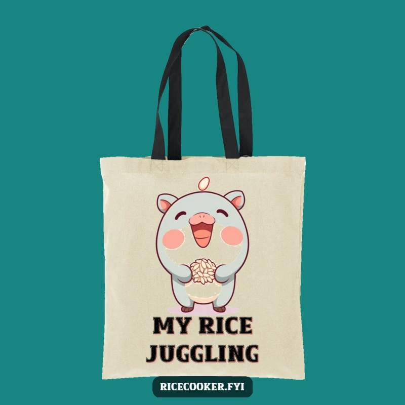 Funny Rice Hopper Tote Bag - Stylish Character, Perfect Practical Funny Gift!