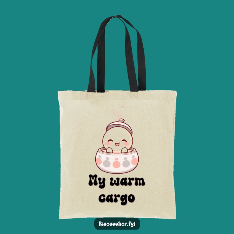 Funny Pop Open Tote Bag: Carry Your Warmth and Smiles Everywhere